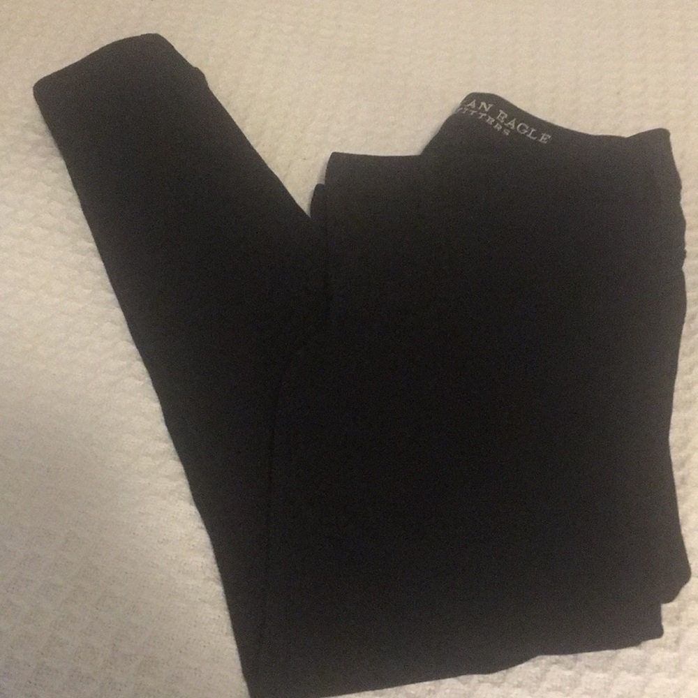 American Eagle black super stretch jegging’s/